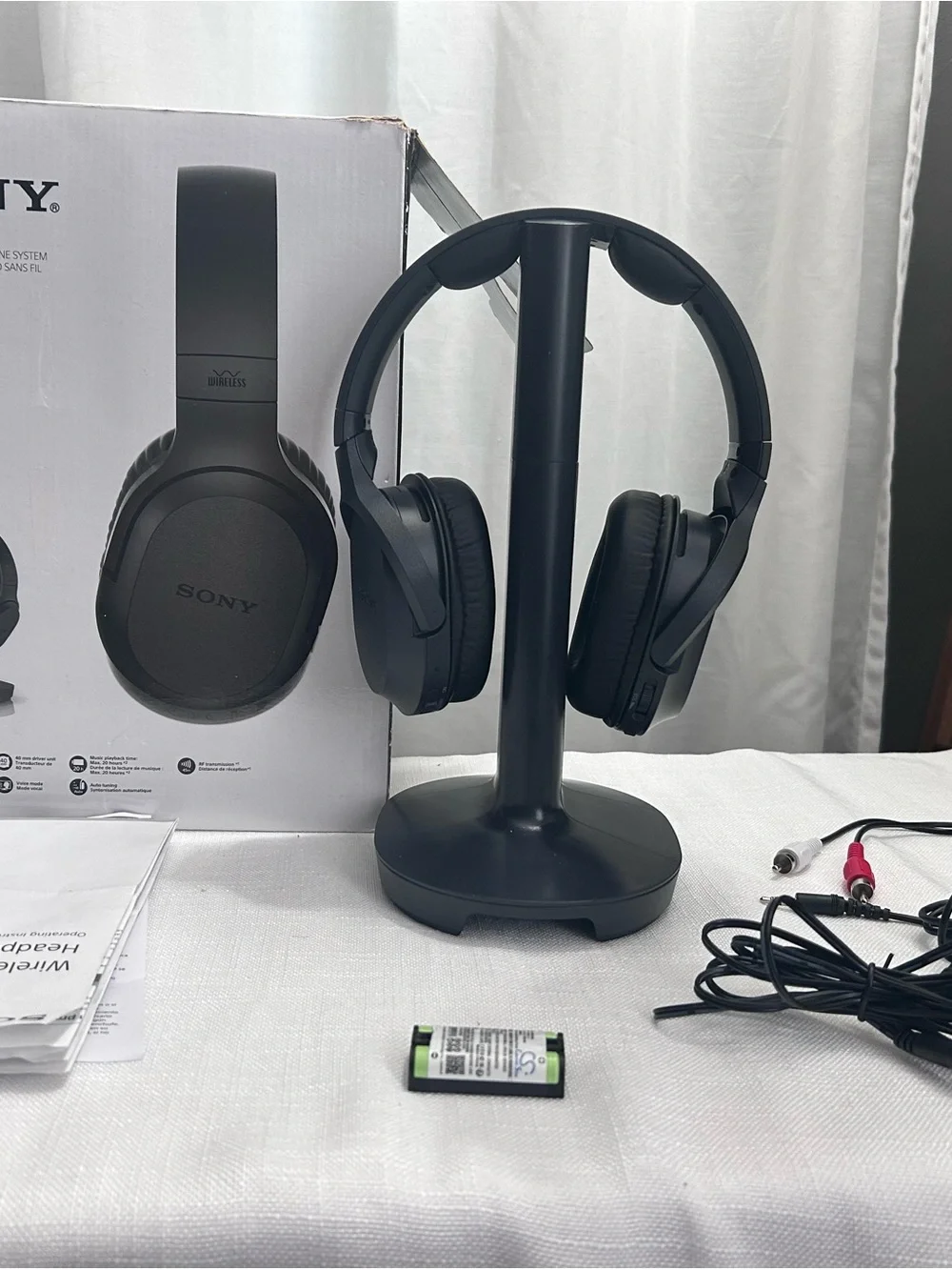 Sony Wireless Over-Ear Headphones - Black